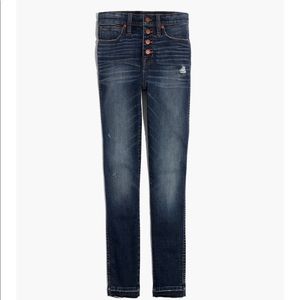 Madewell 10” high rise denim sz 25